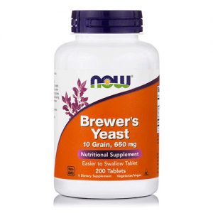 BREWERS YEAST 650MG 200TABS NOW