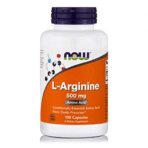 L-ARGININE 500 mg - 100 Caps NOW