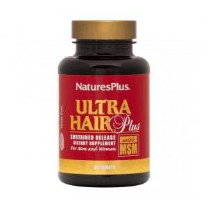 ULTRA HAIR PLUS S/R TABLETS 60 NATURE'S PLUS