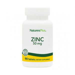 ZINC 50MG TABLETS 90 NATURE'S PLUS