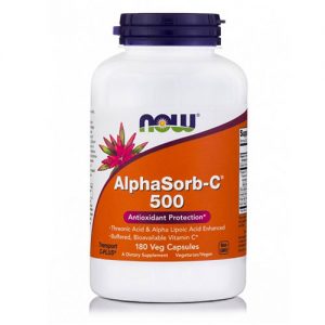 ALPHASORB-C (R) 500MG NOW 180TABS